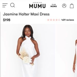 Show Me Your MuMu Jasmine Halter Maxi Dress
